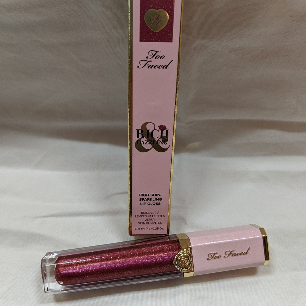 Too Faced Rich and Dazzling Sparkling Lip Gloss